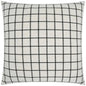 Shipton Plaid Check Black Large Throw Pillow Insert - LOOMLAN - D.V. Kap - Throw Pillows