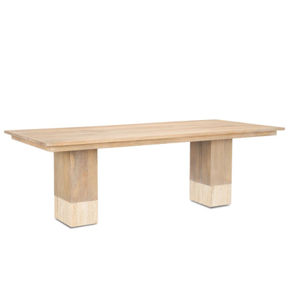 Shivon Wooden Rectangular Dining Table-Dining Tables-Mercana-Large-LOOMLAN