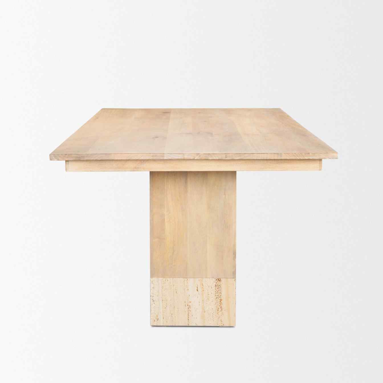Shivon Wooden Rectangular Dining Table-Dining Tables-Mercana-LOOMLAN