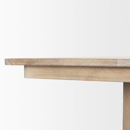 Shivon Wooden Rectangular Dining Table-Dining Tables-Mercana-LOOMLAN