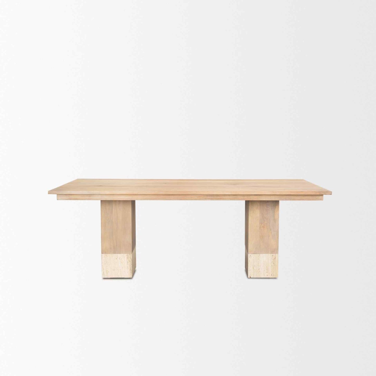 Shivon Wooden Rectangular Dining Table-Dining Tables-Mercana-LOOMLAN