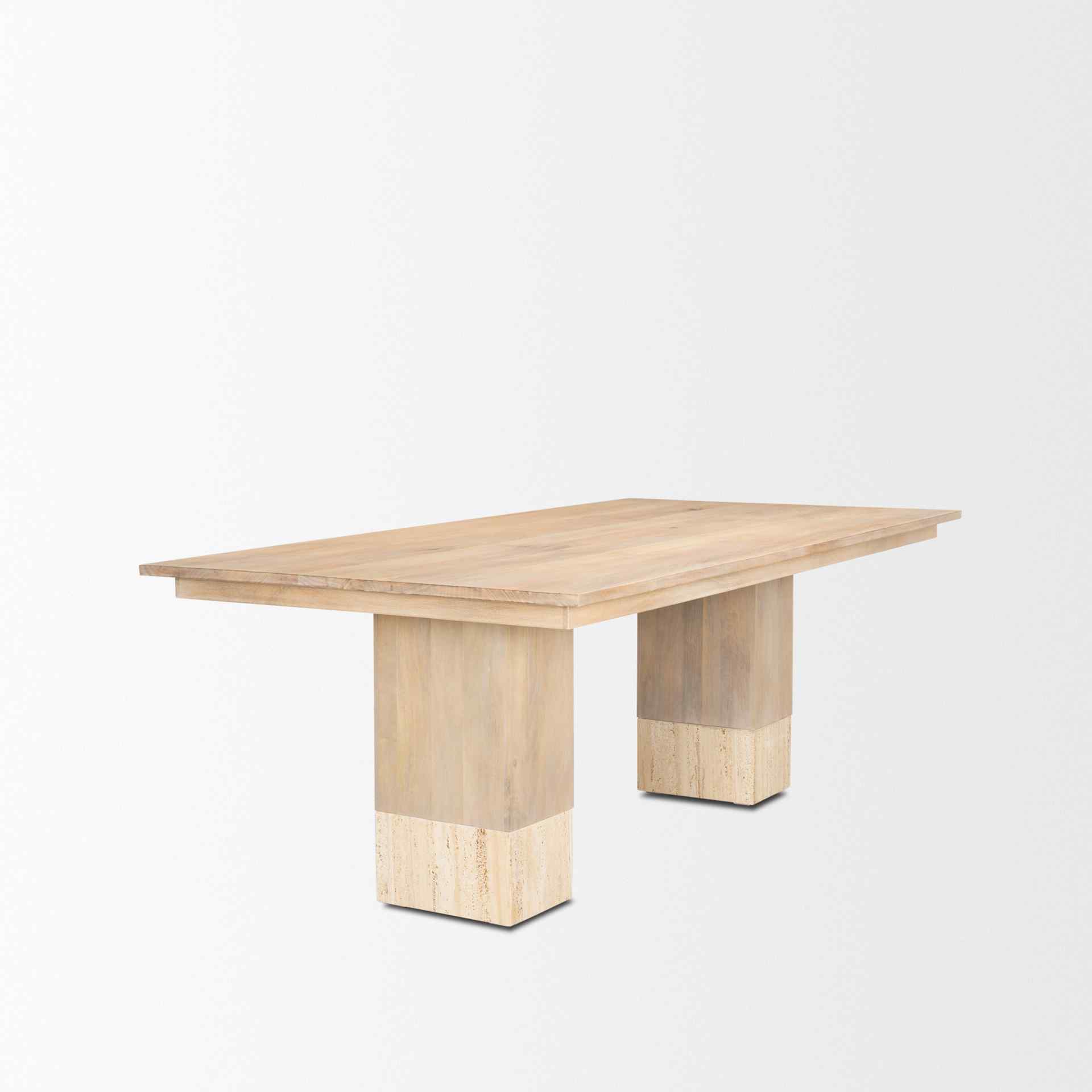 Shivon Wooden Rectangular Dining Table-Dining Tables-Mercana-LOOMLAN