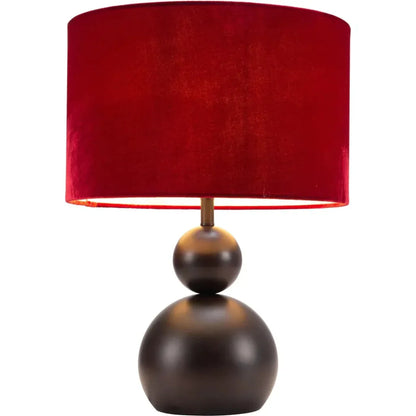 Shobu Table Lamp Red-Floor Lamps-Zuo Modern-LOOMLAN