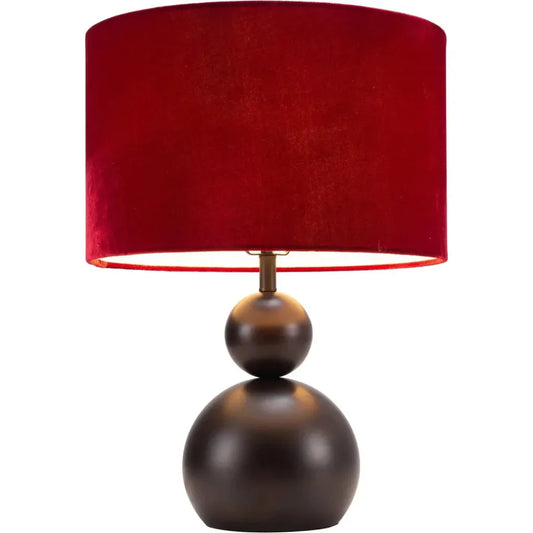 Shobu Table Lamp Red-Floor Lamps-Zuo Modern-LOOMLAN