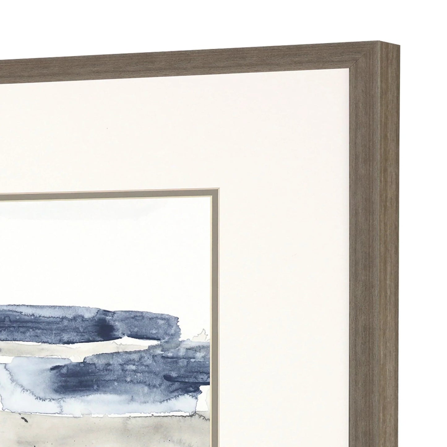 Shoreline I Brushed Framed Wall Art 3PC