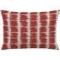 Sicily Crimson Handmade Outdoor Pillow-Outdoor Pillows-Earnest Collection-20"x13" Lumbar-LOOMLAN