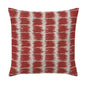 Sicily Crimson Handmade Outdoor Pillow-Outdoor Pillows-Earnest Collection-20" Square-LOOMLAN