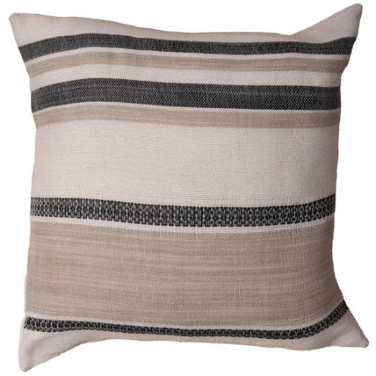 Sid Grey Outdoor Throw Pillows-Outdoor Pillows-LOOMLAN-LOOMLAN