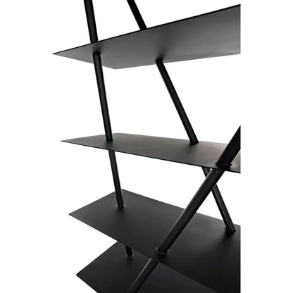 Siddhartha Metal Black Etagere-Etageres-Noir-LOOMLAN