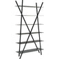 Siddhartha Metal Black Etagere-Etageres-Noir-LOOMLAN