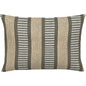 Sideline Mocha Handmade Outdoor Pillow-Outdoor Pillows-Earnest Collection-20"x13" Lumbar-LOOMLAN