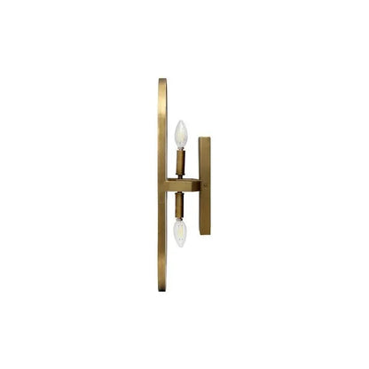 Sidra Sconce Alabaster Wall Light Antique Brass - LOOMLAN - SUNPAN - Wall Sconces
