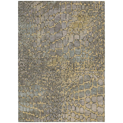 Siena Gold Washable Indoor-Outdoor Rug-Outdoor Rugs-LOOMLAN Rugs-2'6" x 3'10"-LOOMLAN