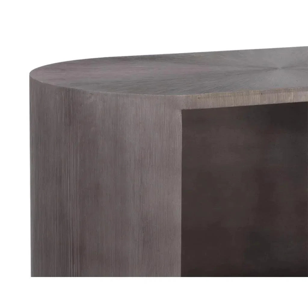 Siena Hand Etched Metal Modern Nightstand - LOOMLAN - SUNPAN - Nightstands