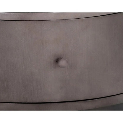 Siena Hand Etched Metal Modern Nightstand - LOOMLAN - SUNPAN - Nightstands