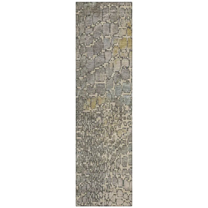 Siena Ivory Washable Indoor-Outdoor Rug-Outdoor Rugs-LOOMLAN Rugs-2'3" x 7'6"-LOOMLAN