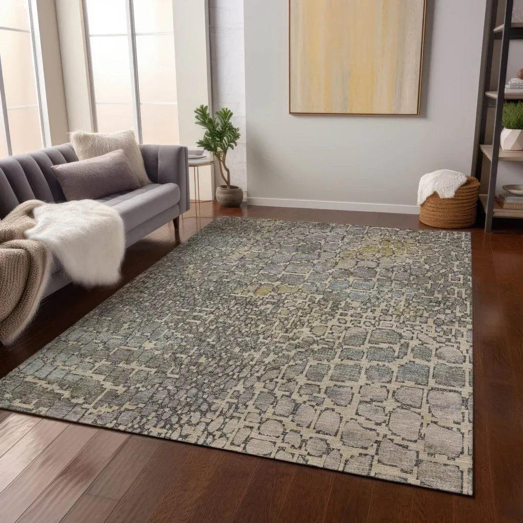 Siena Ivory Washable Indoor-Outdoor Rug-Outdoor Rugs-LOOMLAN Rugs-LOOMLAN