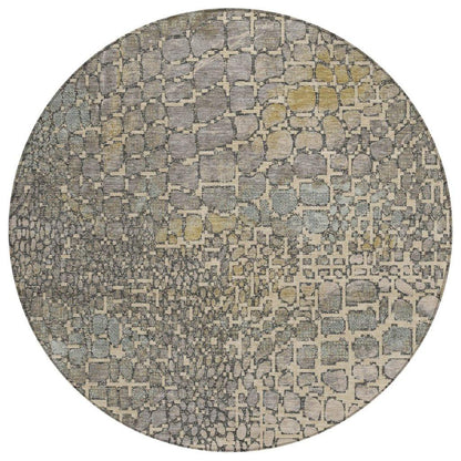 Siena Ivory Washable Indoor-Outdoor Rug-Outdoor Rugs-LOOMLAN Rugs-8' x 8'-LOOMLAN