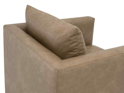 Siena Plinth Base Leather Swivel Club Chair