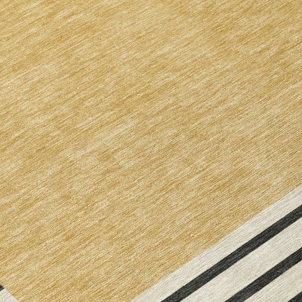 Sienna Gold Washable Indoor-Outdoor Rug-Outdoor Rugs-LOOMLAN Rugs-LOOMLAN