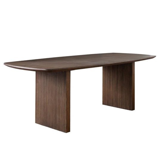 Sienna Wooden Rectangular Dining Table-Dining Tables-Diamond Sofa-LOOMLAN