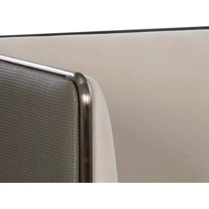 Sierra Armchair Modern Taupe With Bronze - LOOMLAN - SUNPAN - Club Chairs