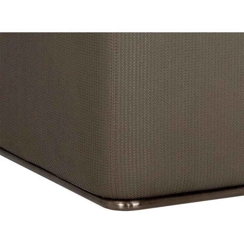 Sierra Armchair Modern Taupe With Bronze - LOOMLAN - SUNPAN - Club Chairs