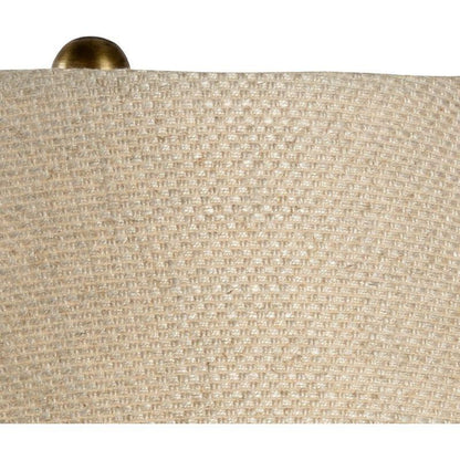 Sierra Chestnut Leather Straps Brass Accents Table Lamp - LOOMLAN - Chelsea House - Table Lamps