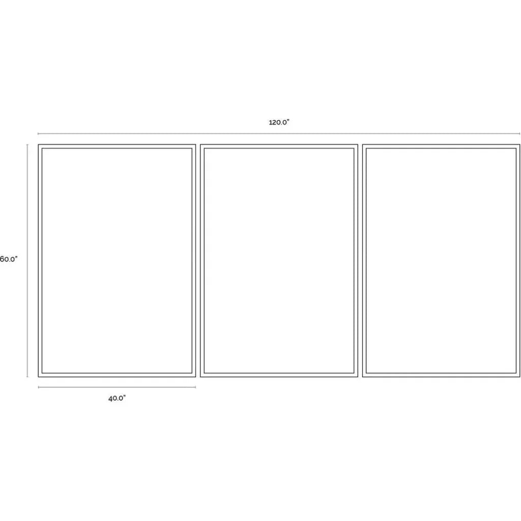 Sierra Nights Set Of 3 Luxe Art Black Frame-Framed Wall Art-SUNPAN-LOOMLAN