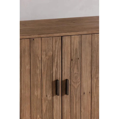 Sierra Wood and Steel 2 Door Cabinet - LOOMLAN - Moe's Home - Accent Cabinets
