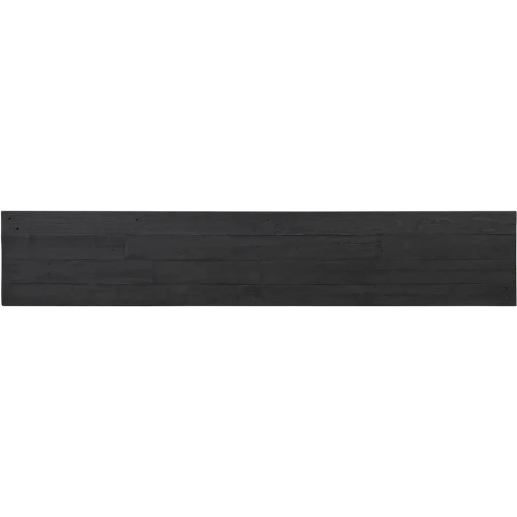 Sierra Wood and Steel Black Bench - LOOMLAN - Moe's Home - Bedroom Benches