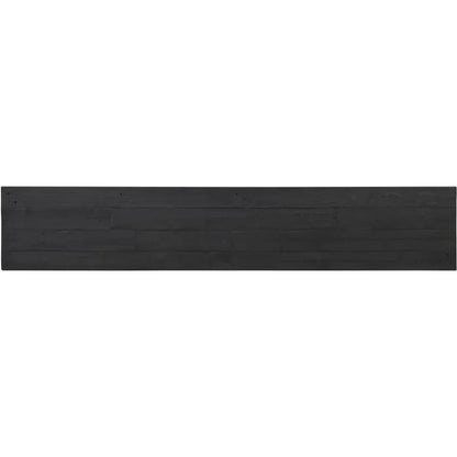Sierra Wood and Steel Black Bench - LOOMLAN - Moe's Home - Bedroom Benches