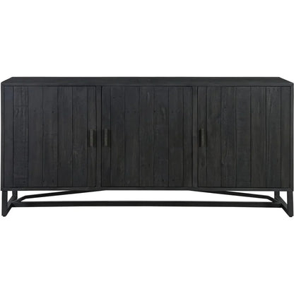 Sierra Wood and Steel Black Sideboard - LOOMLAN - Moe's Home - Sideboards