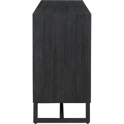 Sierra Wood and Steel Black Sideboard - LOOMLAN - Moe's Home - Sideboards