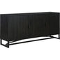 Sierra Wood and Steel Black Sideboard - LOOMLAN - Moe's Home - Sideboards