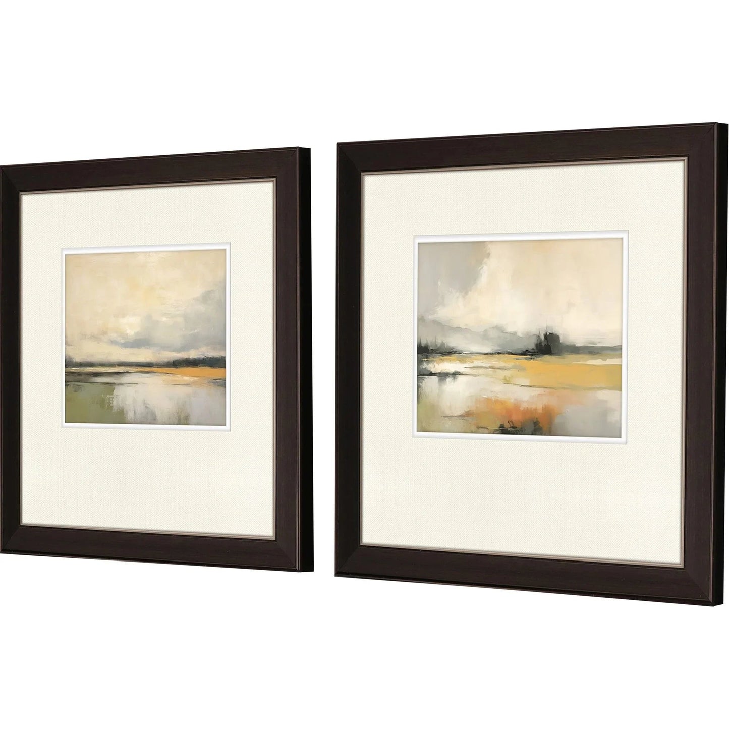 Silent Landscape Blue Framed Wall Art 2PC