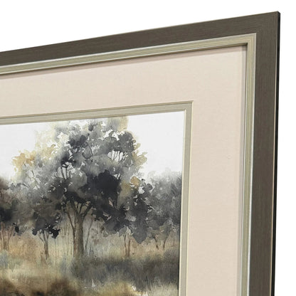 Silent Waters Blue Framed Wall Art 2PC