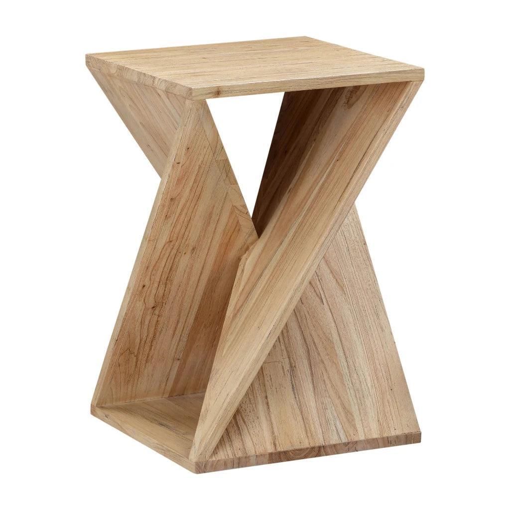 Silhouette TwistedSquare Side Table - LOOMLAN - LH Imports - Side Tables