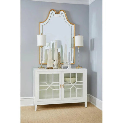 Silhouette Wooden White Chest - LOOMLAN - Chelsea House - Chests