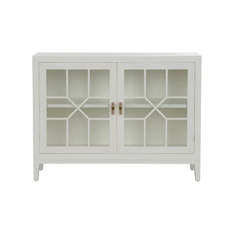 Silhouette Wooden White Chest - LOOMLAN - Chelsea House - Chests