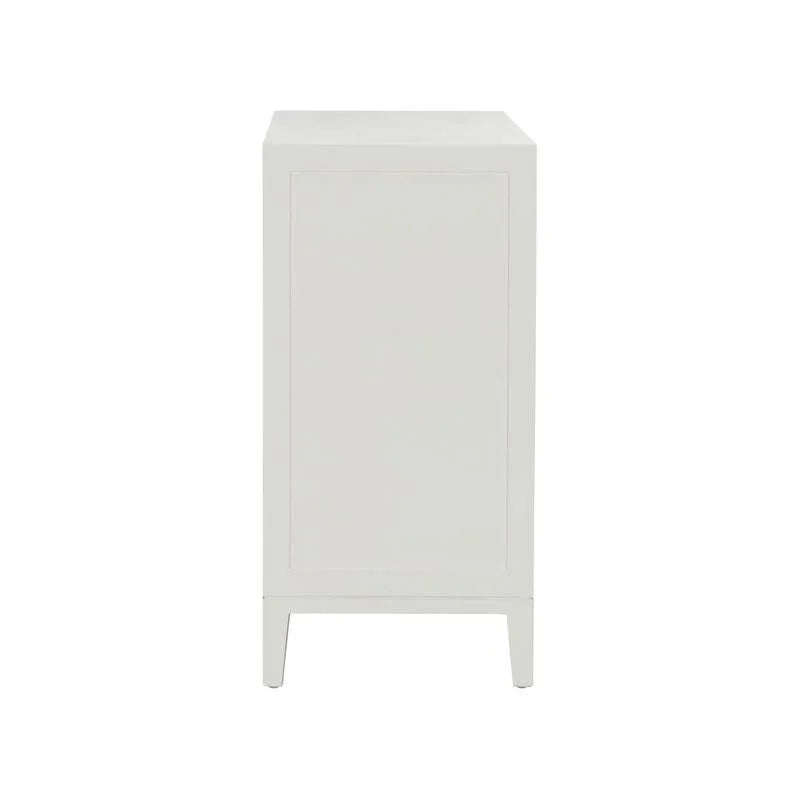 Silhouette Wooden White Chest - LOOMLAN - Chelsea House - Chests