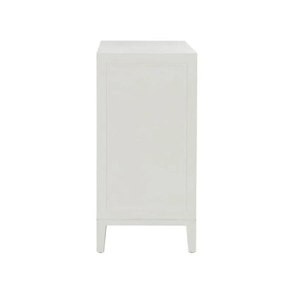 Silhouette Wooden White Chest - LOOMLAN - Chelsea House - Chests