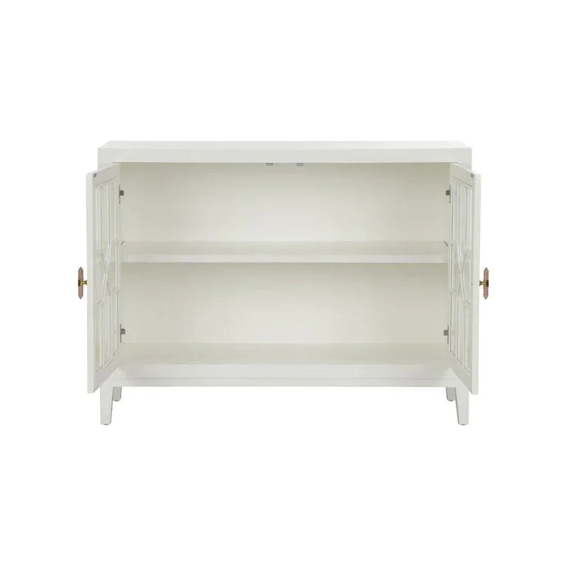 Silhouette Wooden White Chest - LOOMLAN - Chelsea House - Chests