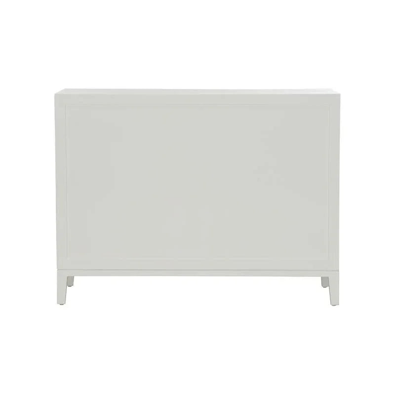Silhouette Wooden White Chest - LOOMLAN - Chelsea House - Chests