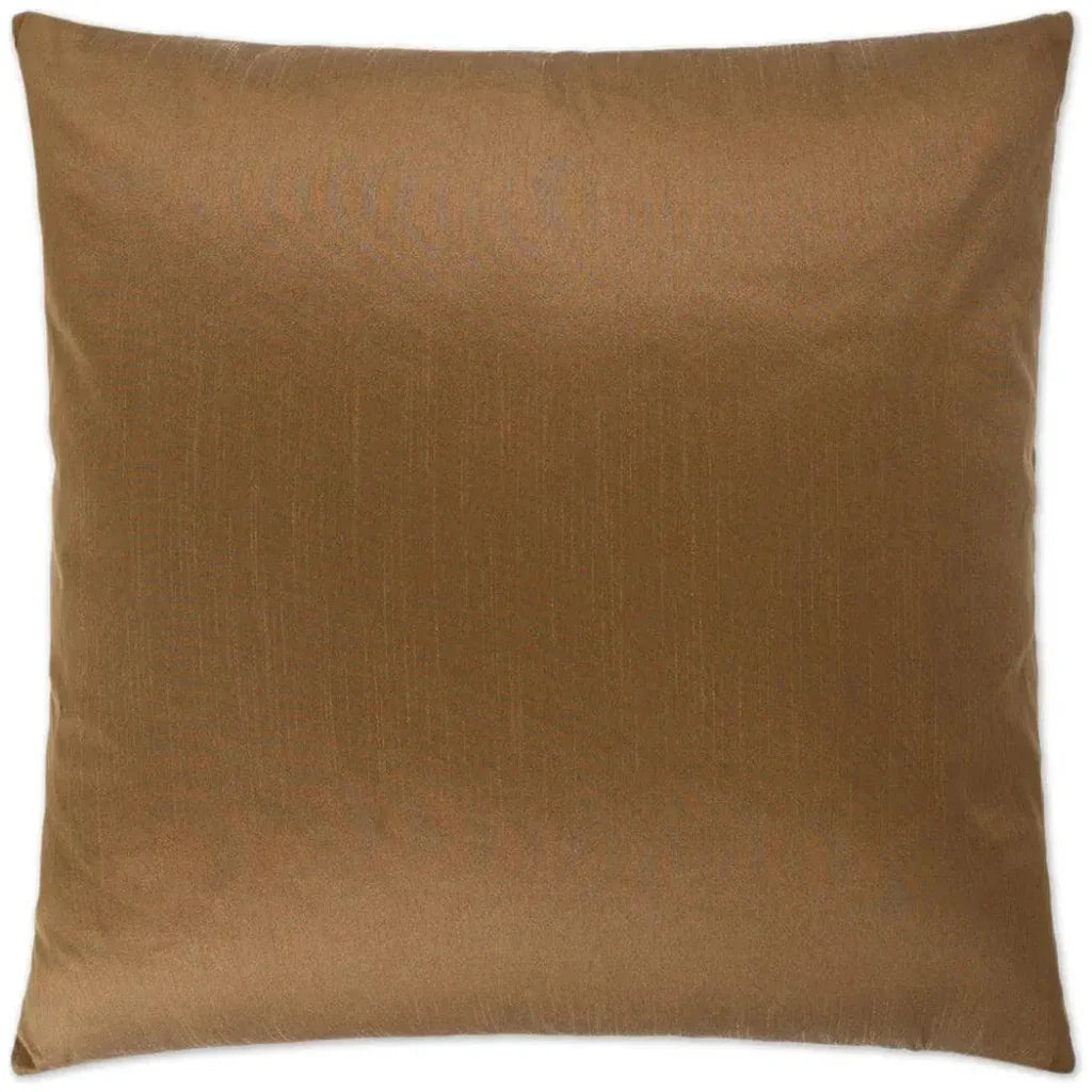 Silkish Toast Brown Throw Pillow With Insert - LOOMLAN - D.V. Kap - Throw Pillows