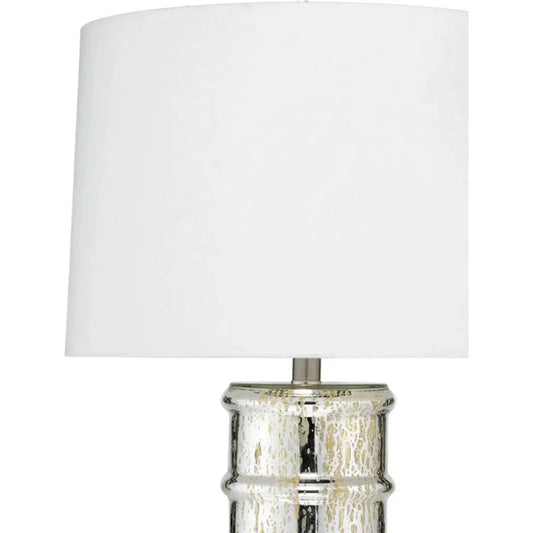 Silver Glass Acrylic Irene Table Lamp - LOOMLAN - Jamie Young - Table Lamps