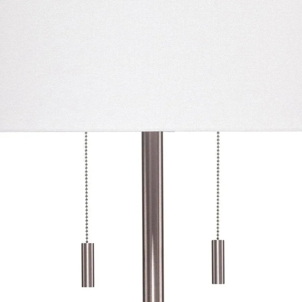 Silver Iron Lincoln Floor Lamp-Floor Lamps-Jamie Young-LOOMLAN
