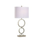 Silver Loop Crystal Accents Table Lamp - LOOMLAN - Chelsea House - Table Lamps