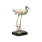 Silver Plated Coastal Bird Sculpture - LOOMLAN - Chelsea House - Statues & Sculptures