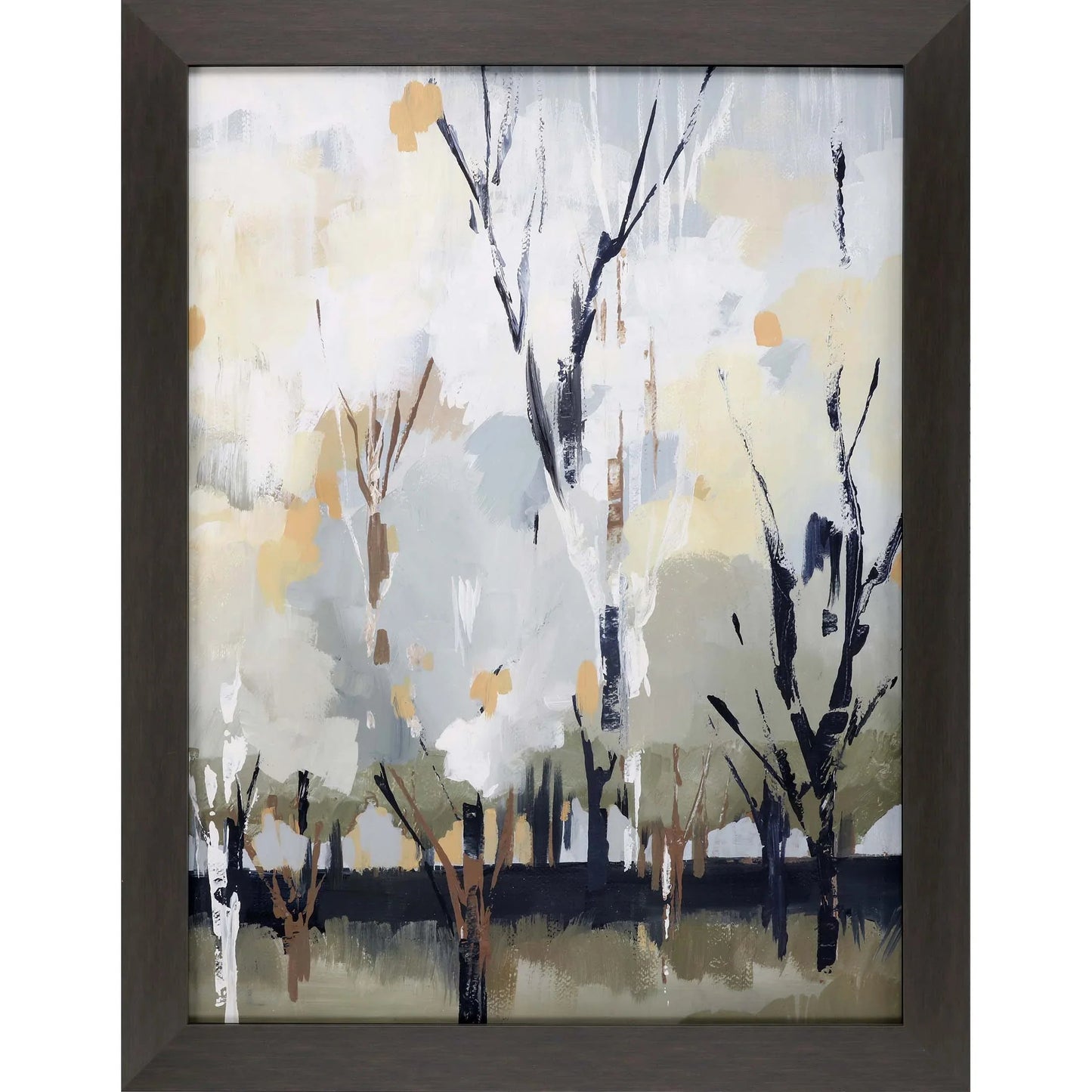 Silversong Birch Framed Wall Art